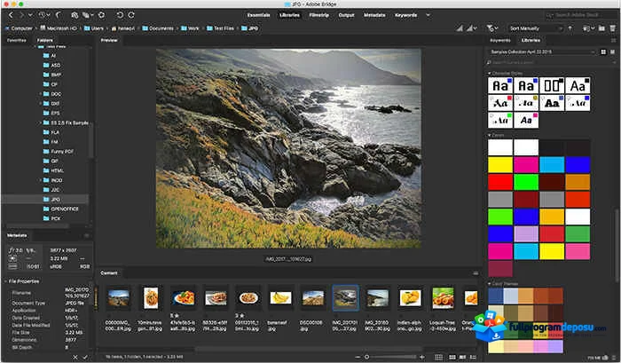 Adobe Bridge 2022 Full Türkçe İndir (Win-Mac) ekran görüntüsü