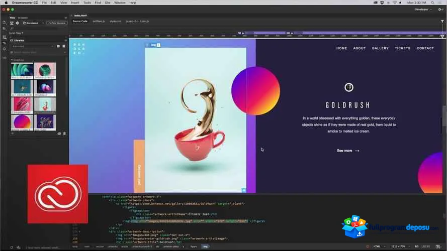 Adobe Dreamweaver 2020 v20.2 Full Türkçe İndir ekran görüntüsü
