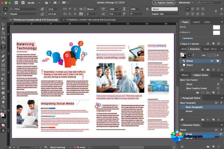 Adobe InDesign 2020 v15.1 Full İndir ekran görüntüsü