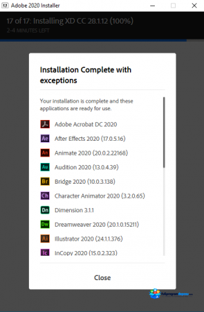 Adobe Master Collection CC 2020 İndir ekran görüntüsü