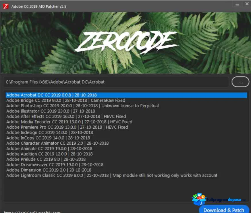 Adobe Patcher 2019 (Crack Aracı) İndir