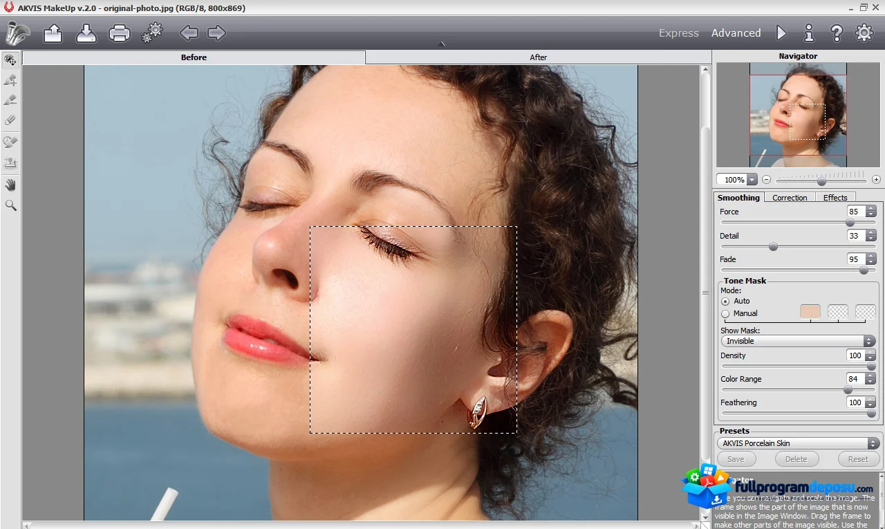 AKVIS MakeUp v6.0 Full İndir (Photoshop) ekran görüntüsü