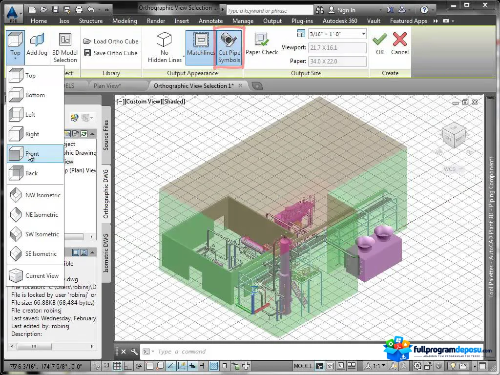 AutoCAD Plant 3D 2017 Full İndir ekran görüntüsü