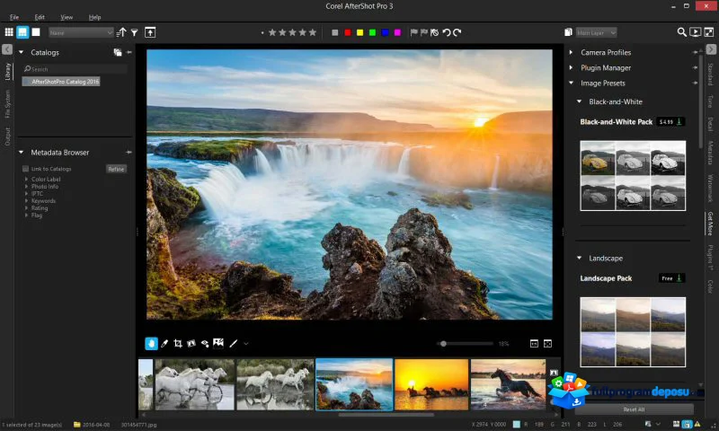 Corel AfterShot Pro İndir ekran görüntüsü