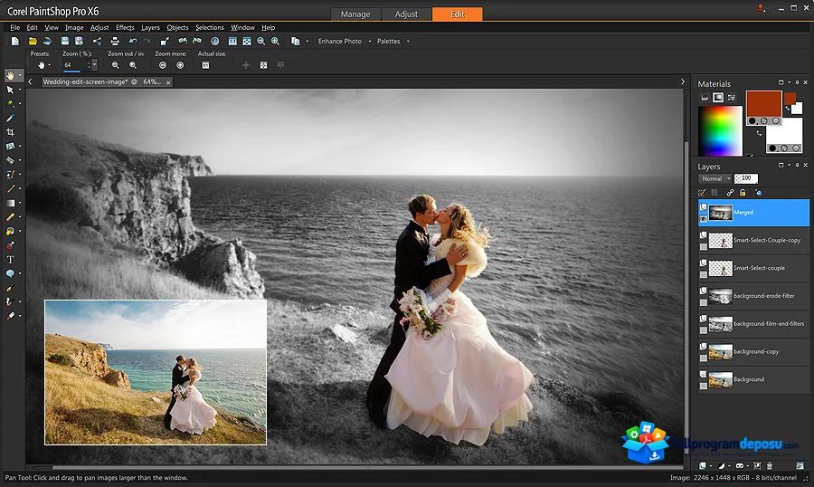 Corel PaintShop Pro X7 İndir ekran görüntüsü