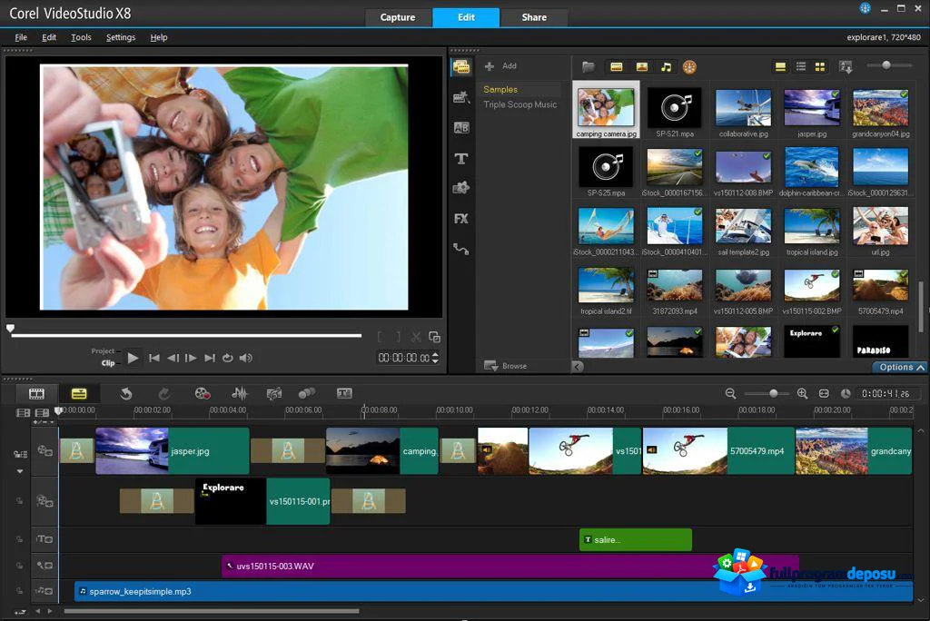 Corel VideoStudio Ultimate X9 İndir ekran görüntüsü