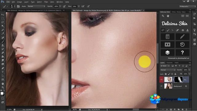 Delicious Retouch v4.1 Full İndir (CS6-CC) ekran görüntüsü