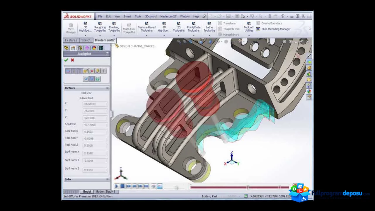 Mastercam 2017 for SolidWorks İndir ekran görüntüsü