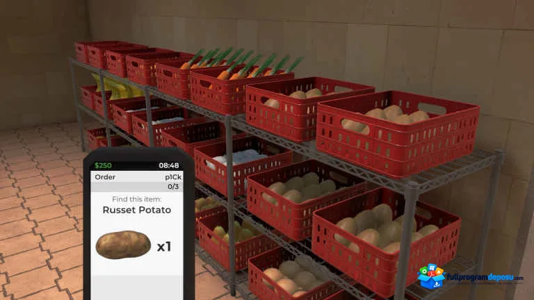 Order Picker Simulator Full İndir – PC Türkçe ekran görüntüsü