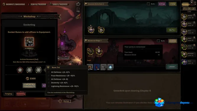 Path Of Idle Old Gods Rising Full İndir –  PC ekran görüntüsü