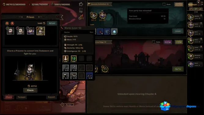 Path Of Idle Old Gods Rising Full İndir –  PC ekran görüntüsü