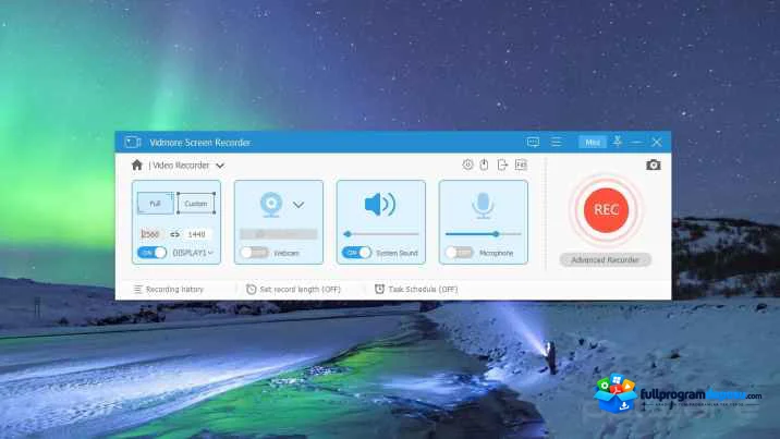 Vidmore Screen Recorder İndir – Full ekran görüntüsü