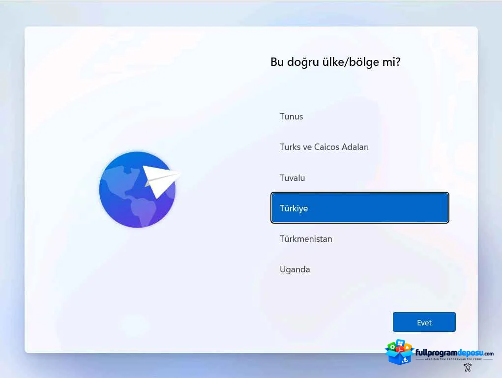 Windows 11 "Tüm Sürümler DVD ESD" İndir ekran görüntüsü